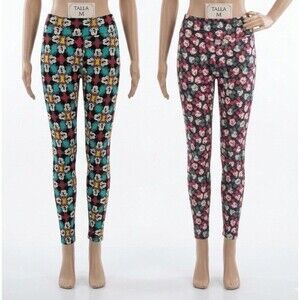 lularoe  Mickey Mouse leggings Lot Of 2